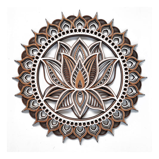 FLOR DE LOTO TIPO MANDALA