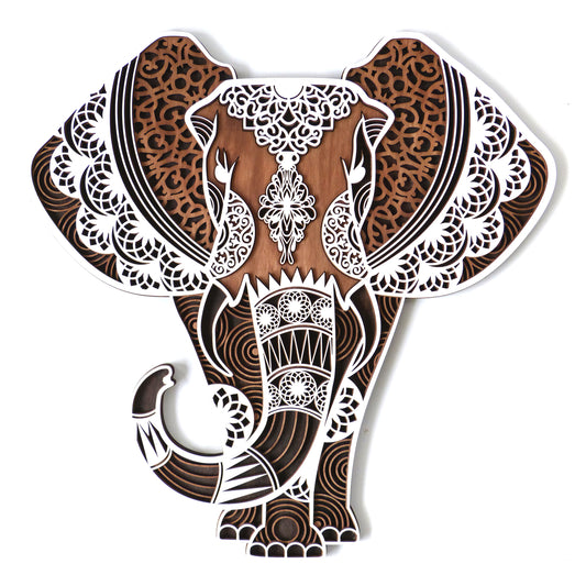 ELEFANTE TIPO MANDALA